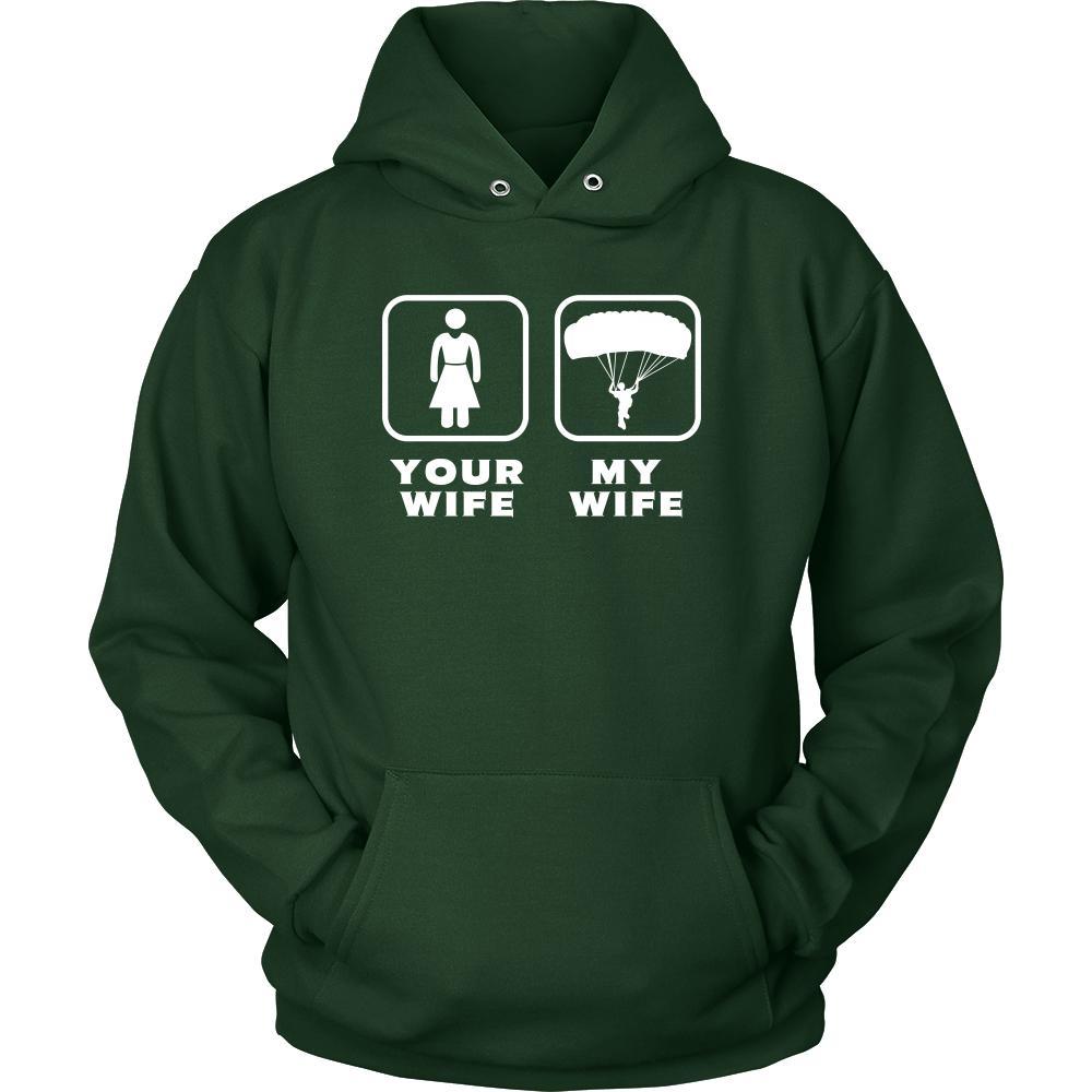 Skydiving - Your wife My wife - Father's Day Hobby Shirt-T-shirt-Teelime | shirts-hoodies-mugs