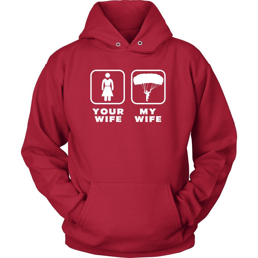 Skydiving - Your wife My wife - Father's Day Hobby Shirt-T-shirt-Teelime | shirts-hoodies-mugs