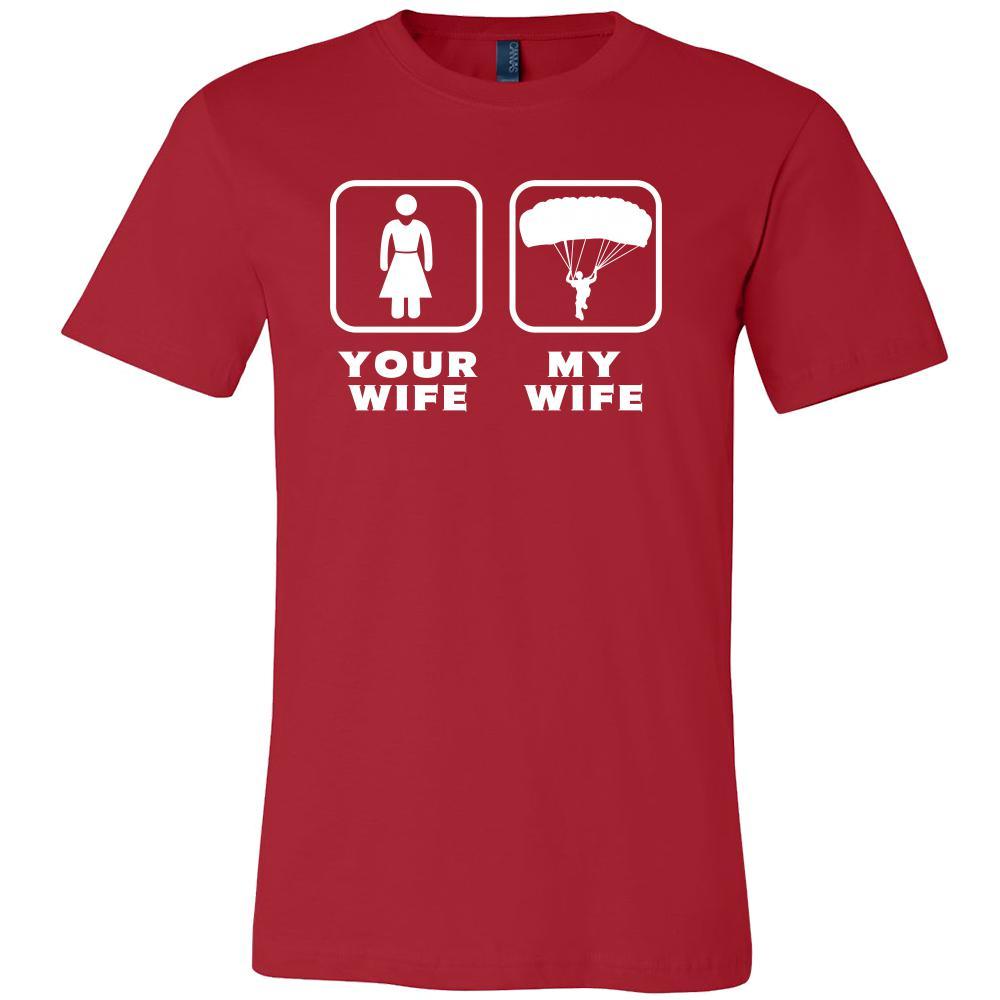 Skydiving - Your wife My wife - Father's Day Hobby Shirt-T-shirt-Teelime | shirts-hoodies-mugs