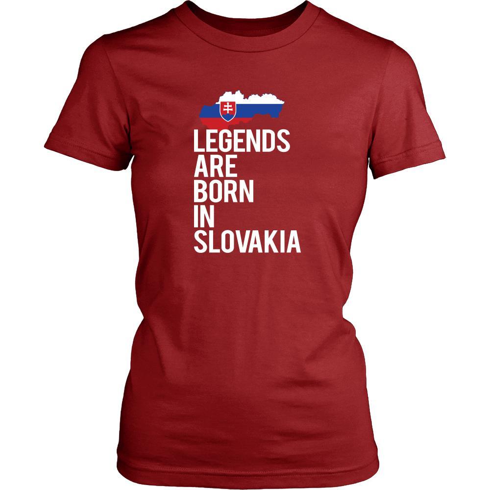 Slovakia Shirt - Legends are born in Slovakia - National Heritage Gift-T-shirt-Teelime | shirts-hoodies-mugs