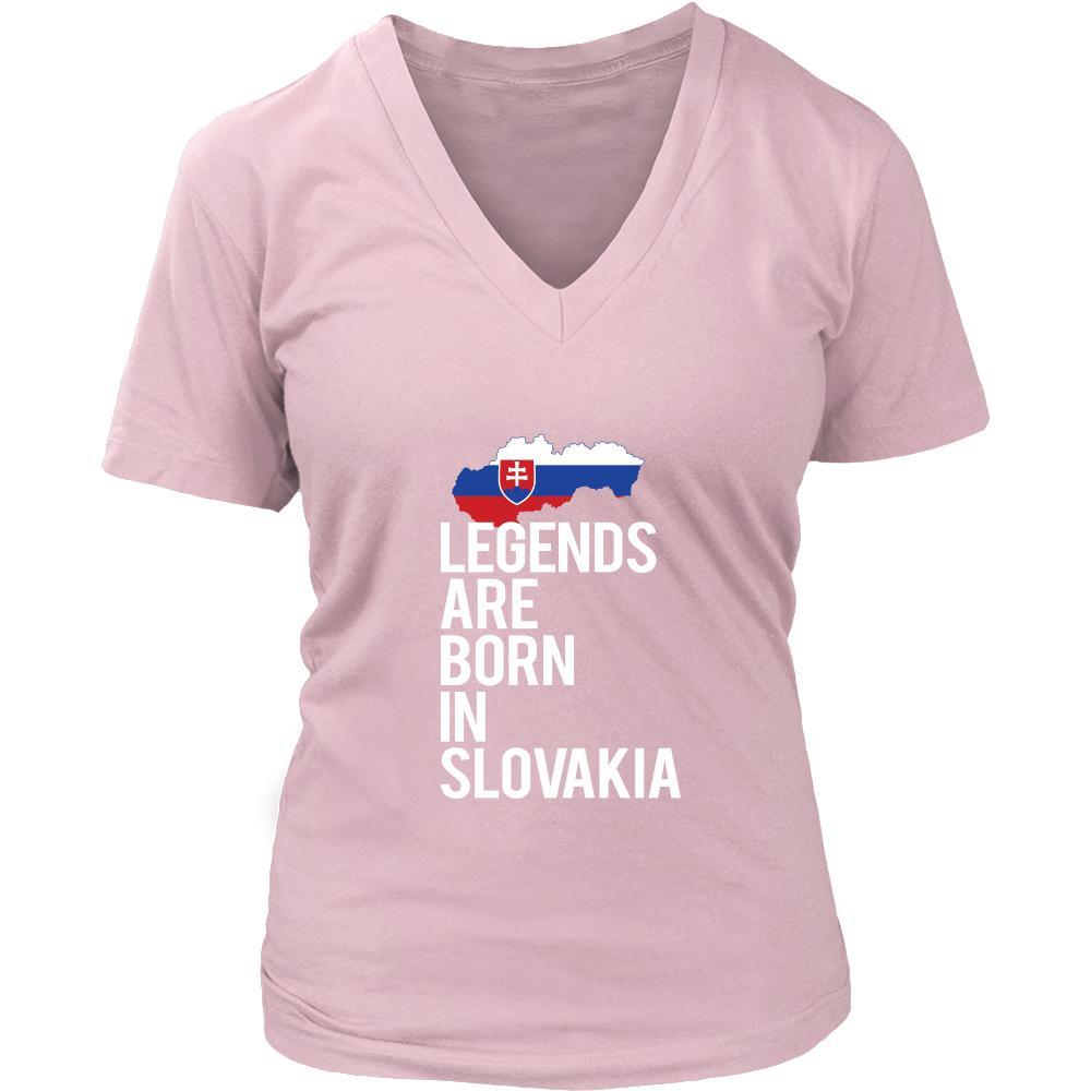Slovakia Shirt - Legends are born in Slovakia - National Heritage Gift-T-shirt-Teelime | shirts-hoodies-mugs