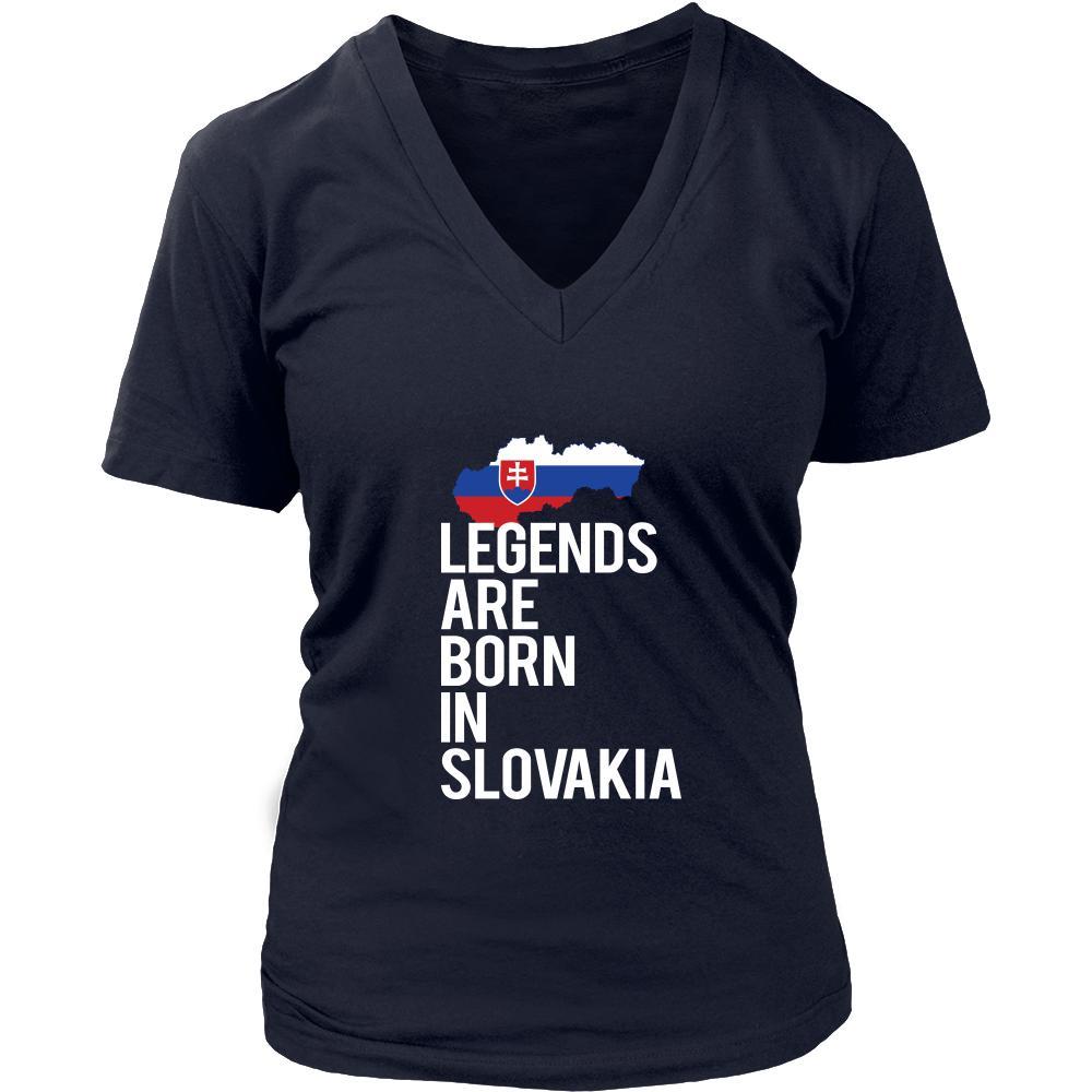 Slovakia Shirt - Legends are born in Slovakia - National Heritage Gift-T-shirt-Teelime | shirts-hoodies-mugs