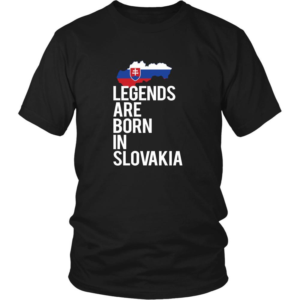 Slovakia Shirt - Legends are born in Slovakia - National Heritage Gift-T-shirt-Teelime | shirts-hoodies-mugs