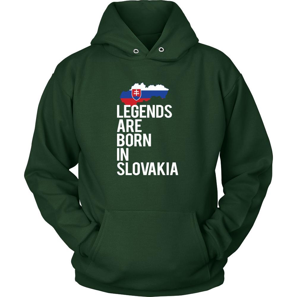 Slovakia Shirt - Legends are born in Slovakia - National Heritage Gift-T-shirt-Teelime | shirts-hoodies-mugs