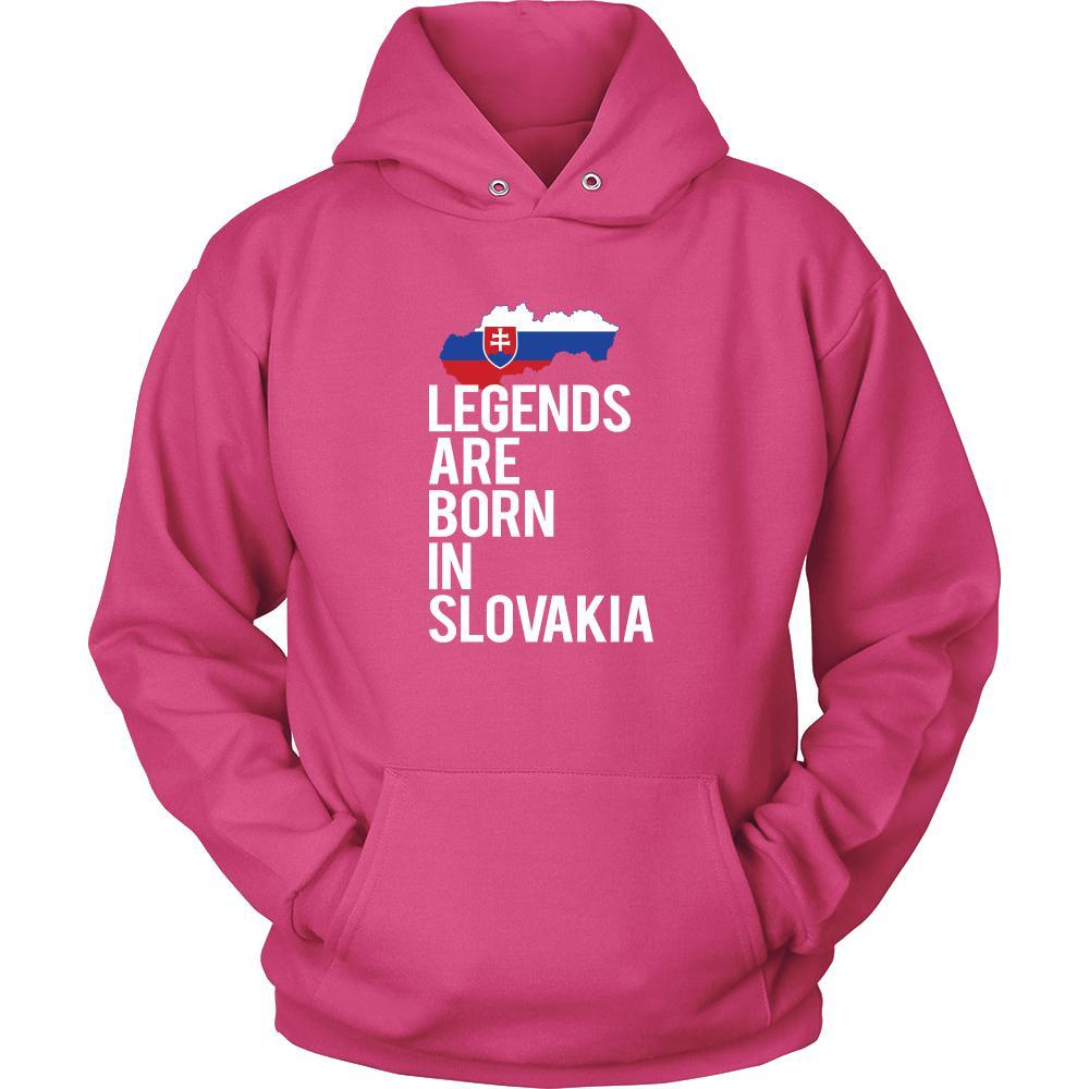 Slovakia Shirt - Legends are born in Slovakia - National Heritage Gift-T-shirt-Teelime | shirts-hoodies-mugs