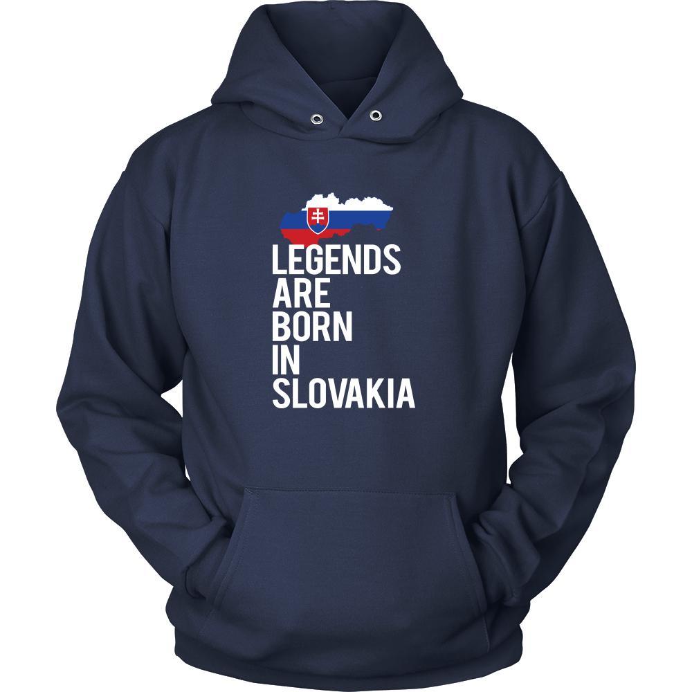 Slovakia Shirt - Legends are born in Slovakia - National Heritage Gift-T-shirt-Teelime | shirts-hoodies-mugs