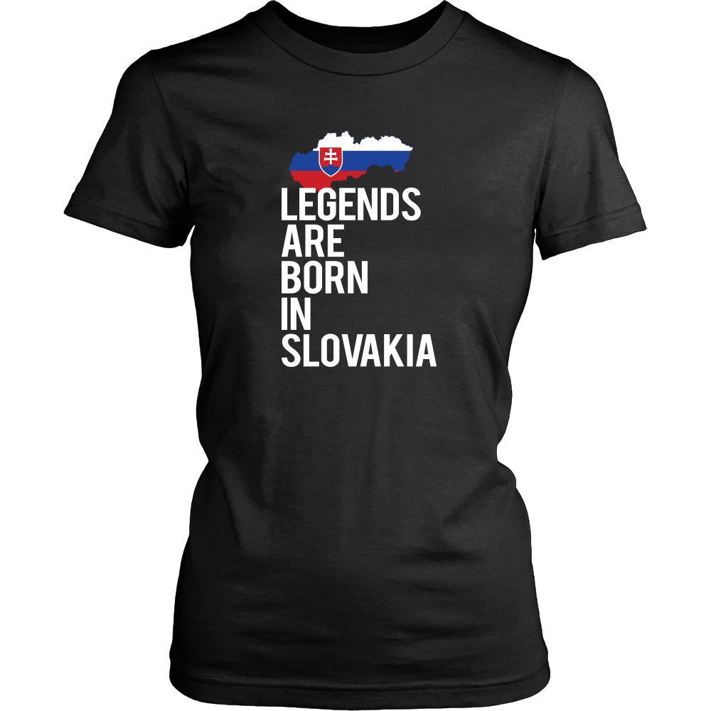 Slovakia Shirt - Legends are born in Slovakia - National Heritage Gift-T-shirt-Teelime | shirts-hoodies-mugs
