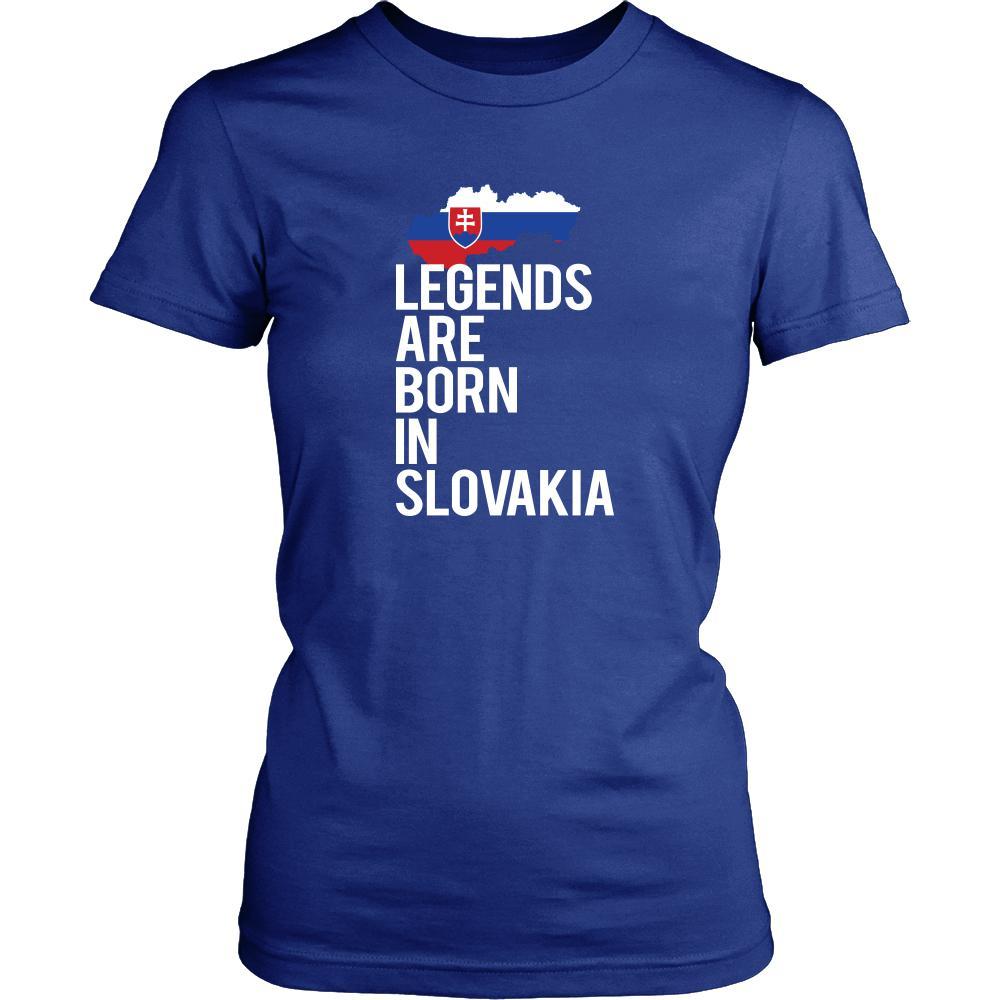 Slovakia Shirt - Legends are born in Slovakia - National Heritage Gift-T-shirt-Teelime | shirts-hoodies-mugs