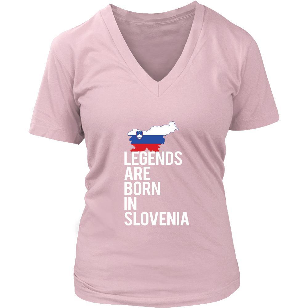 Slovenia Shirt - Legends are born in Slovenia - National Heritage Gift-T-shirt-Teelime | shirts-hoodies-mugs