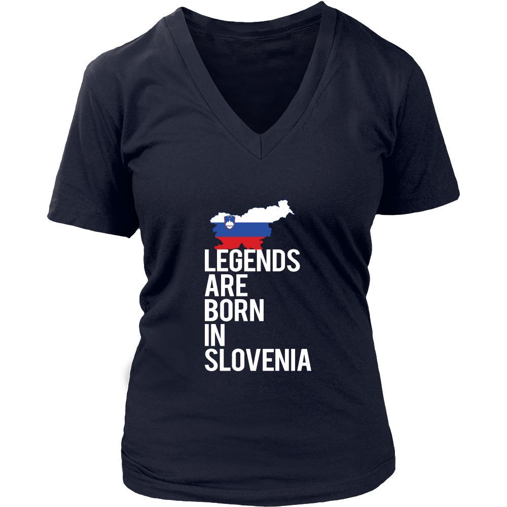 Slovenia Shirt - Legends are born in Slovenia - National Heritage Gift-T-shirt-Teelime | shirts-hoodies-mugs