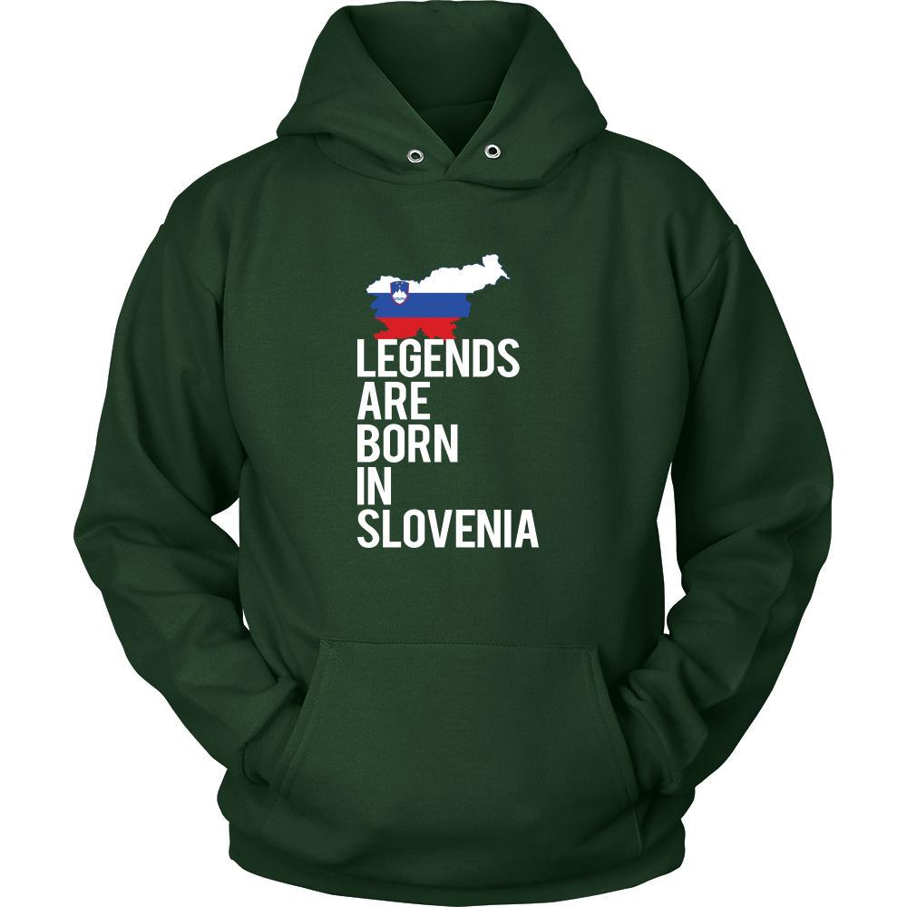 Slovenia Shirt - Legends are born in Slovenia - National Heritage Gift-T-shirt-Teelime | shirts-hoodies-mugs