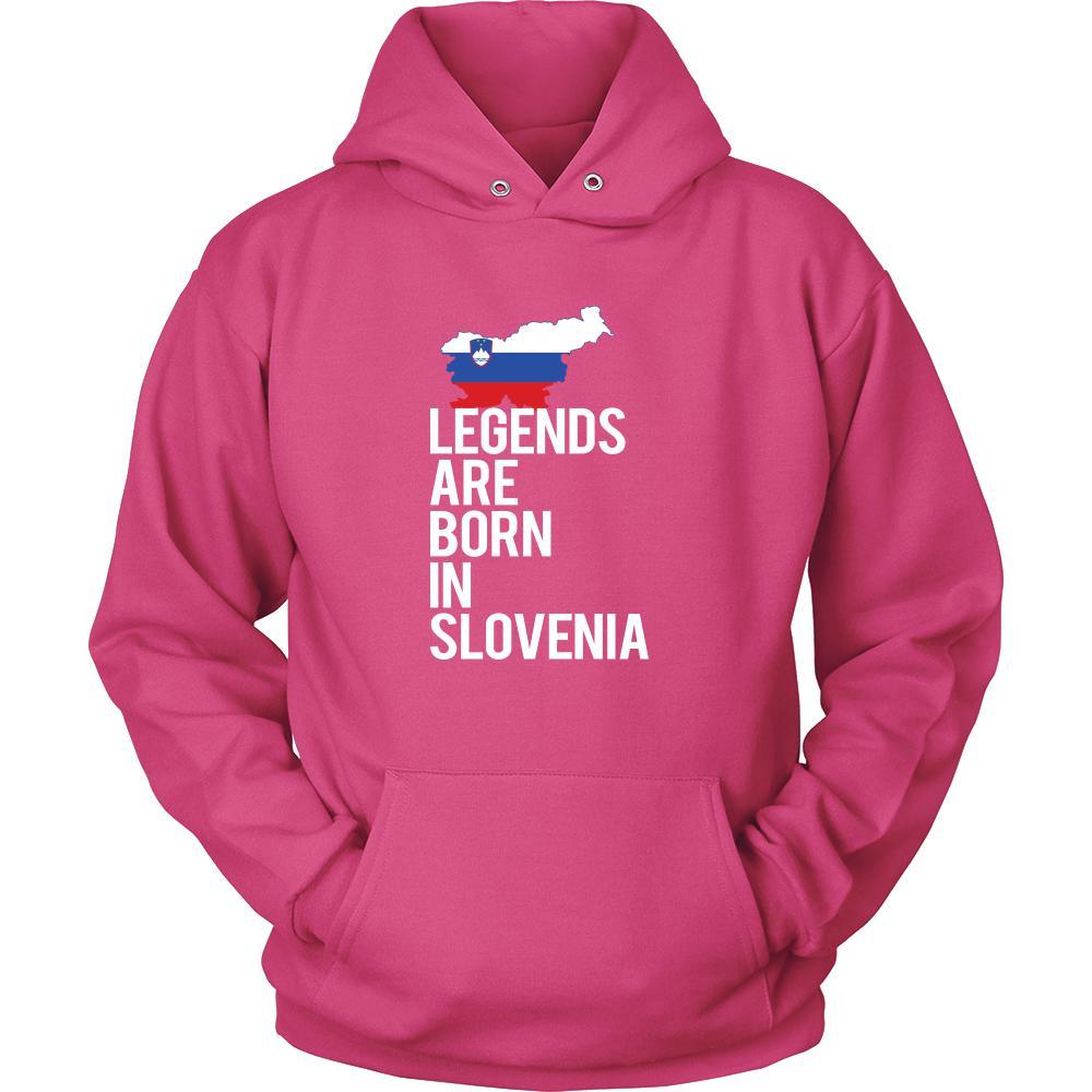 Slovenia Shirt - Legends are born in Slovenia - National Heritage Gift-T-shirt-Teelime | shirts-hoodies-mugs