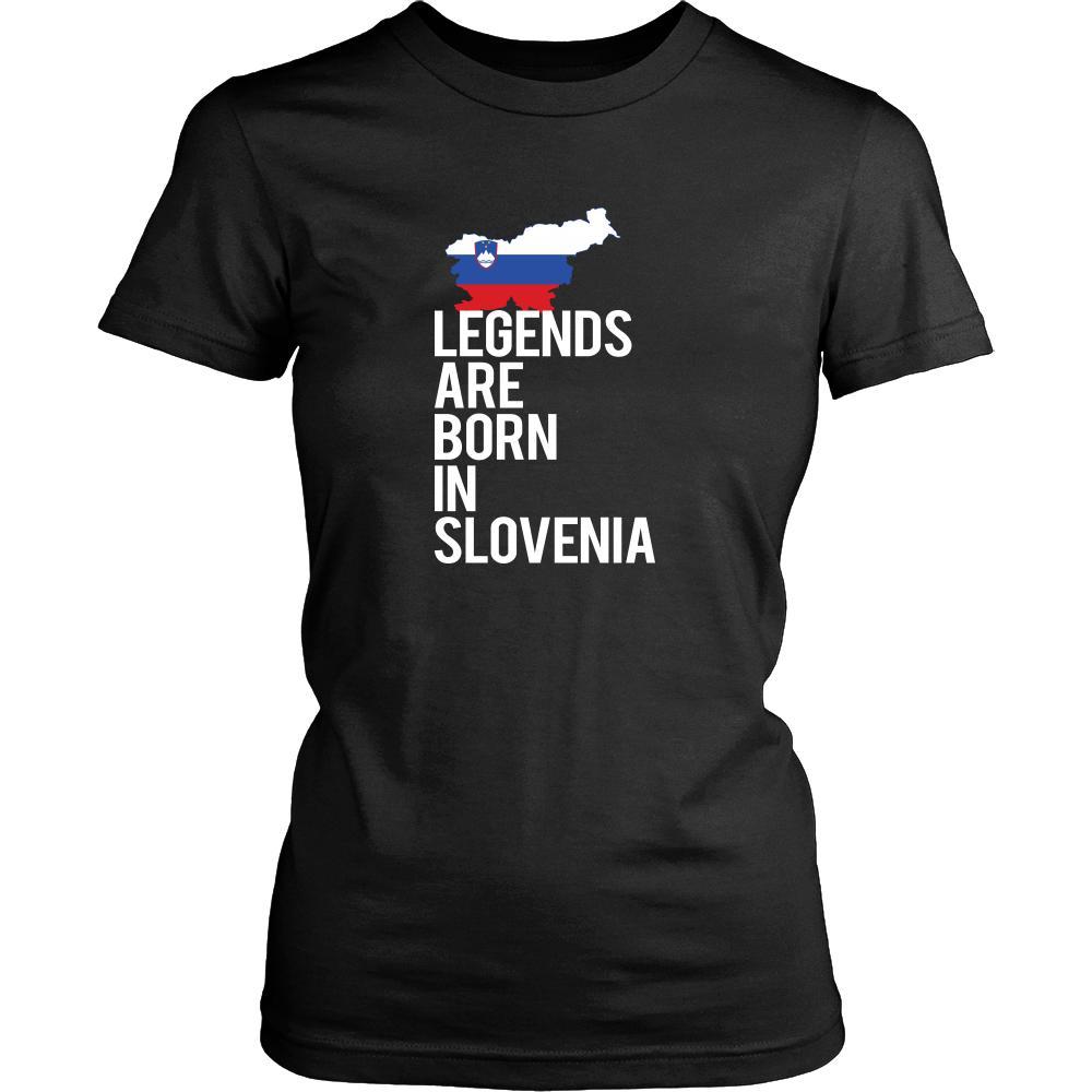 Slovenia Shirt - Legends are born in Slovenia - National Heritage Gift-T-shirt-Teelime | shirts-hoodies-mugs