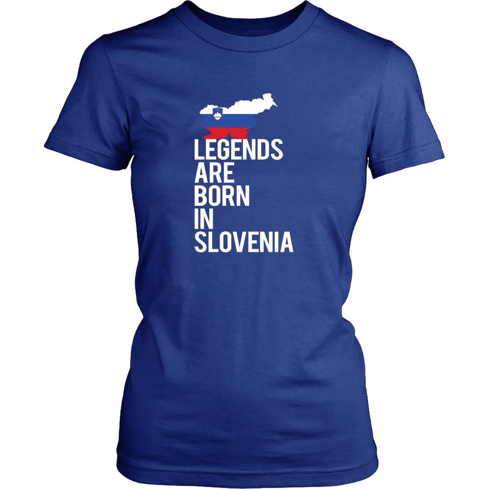 Slovenia Shirt - Legends are born in Slovenia - National Heritage Gift-T-shirt-Teelime | shirts-hoodies-mugs
