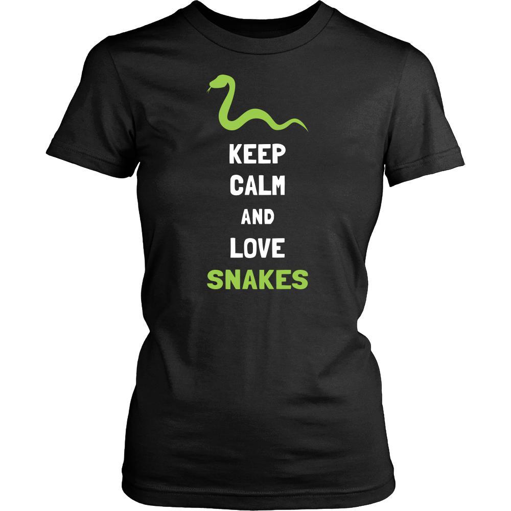 Snake Shirt - Keep Calm - Animal Lover Gift-T-shirt-Teelime | shirts-hoodies-mugs