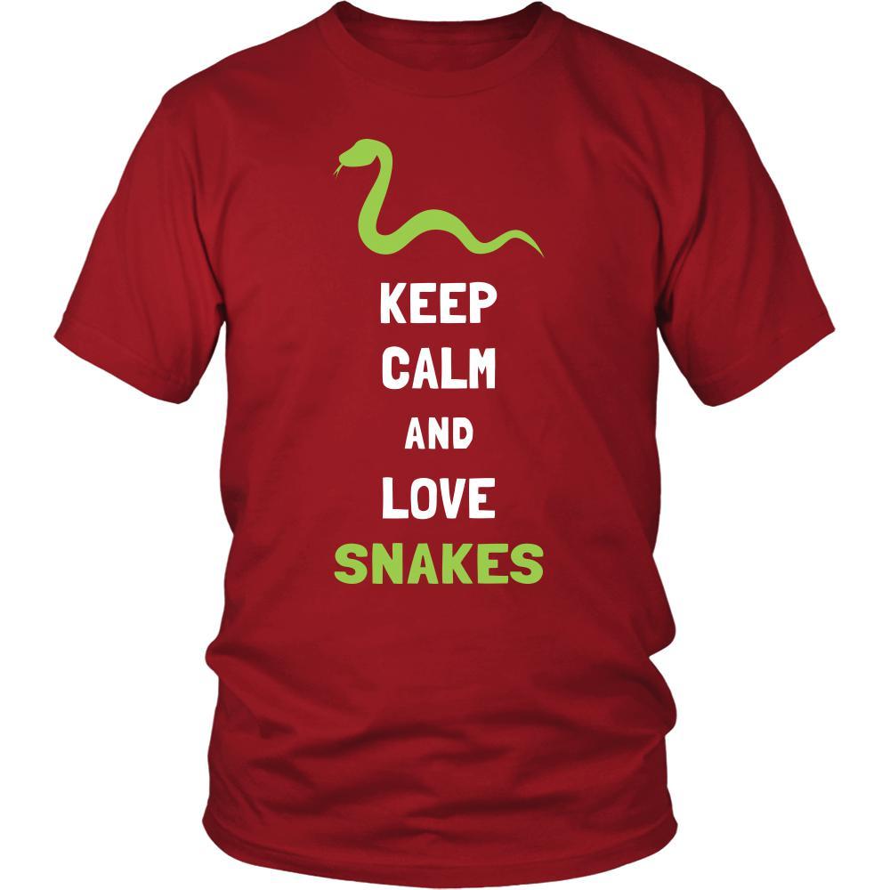 Snake Shirt - Keep Calm - Animal Lover Gift-T-shirt-Teelime | shirts-hoodies-mugs