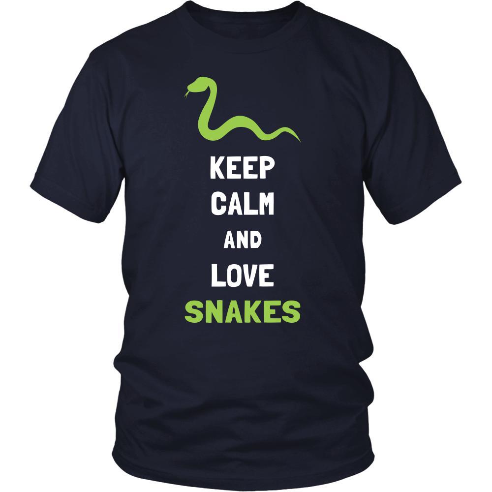 Snake Shirt - Keep Calm - Animal Lover Gift-T-shirt-Teelime | shirts-hoodies-mugs