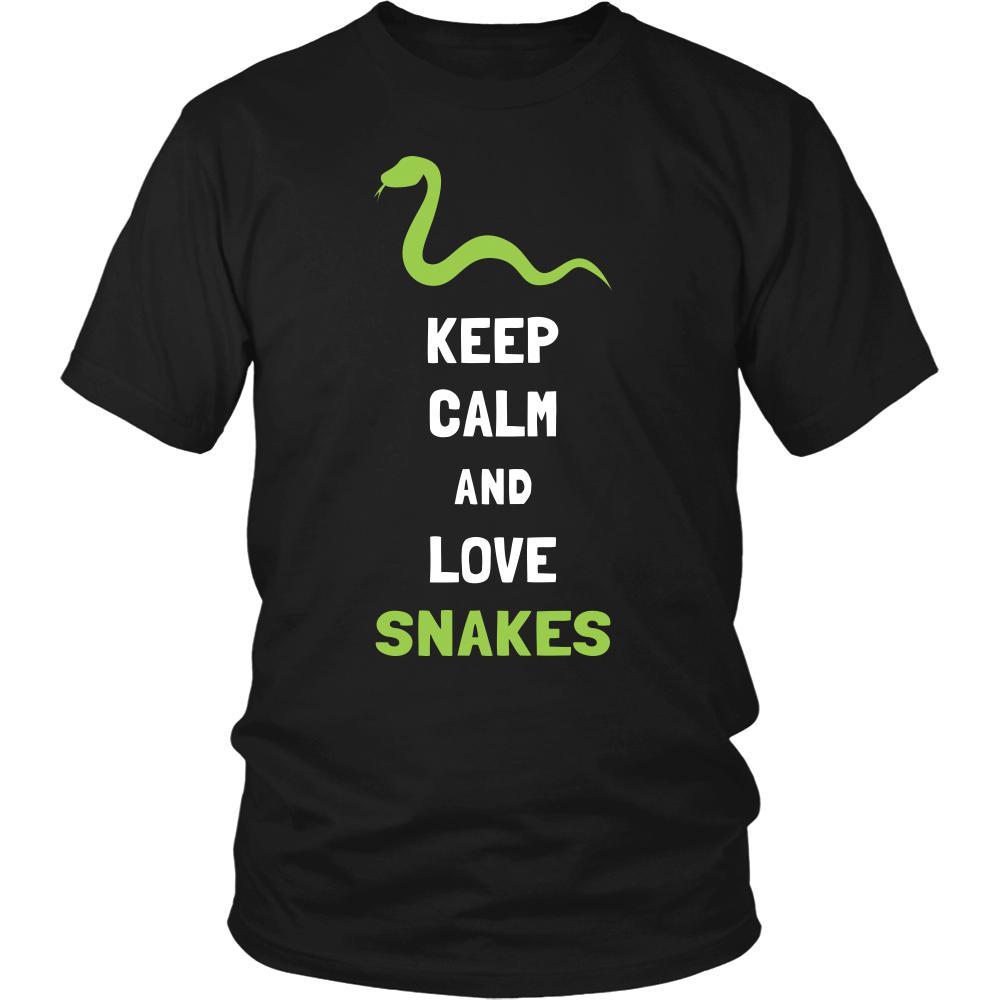 Snake Shirt - Keep Calm - Animal Lover Gift-T-shirt-Teelime | shirts-hoodies-mugs