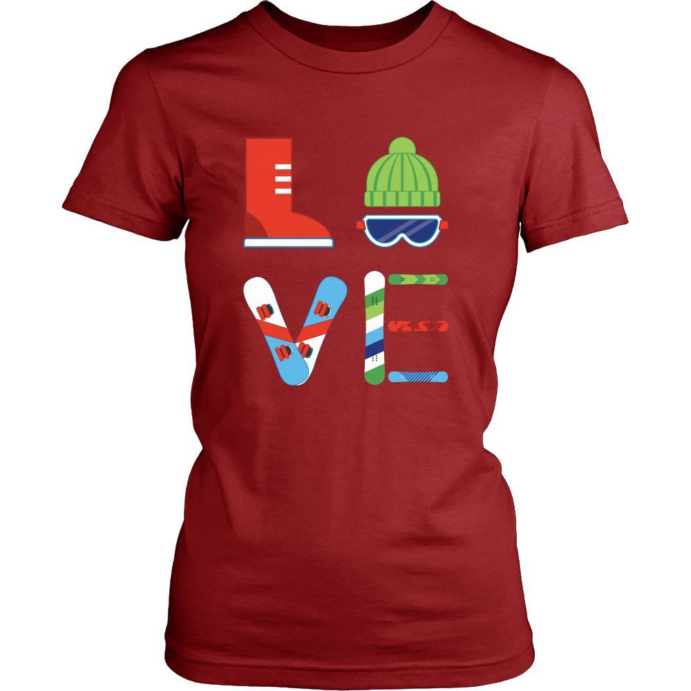 Snowboarding - LOVE Snowboarding - Snow Board Hobby Shirt-T-shirt-Teelime | shirts-hoodies-mugs
