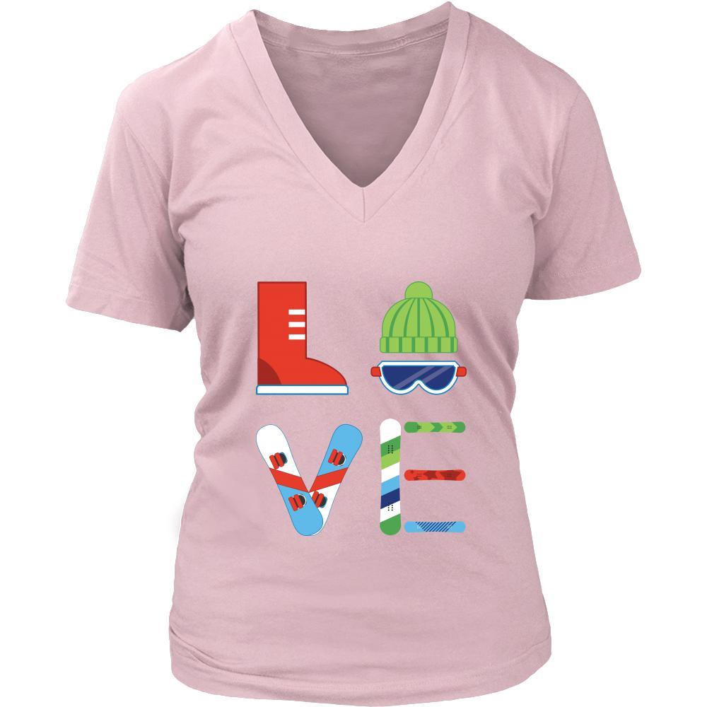 Snowboarding - LOVE Snowboarding - Snow Board Hobby Shirt-T-shirt-Teelime | shirts-hoodies-mugs