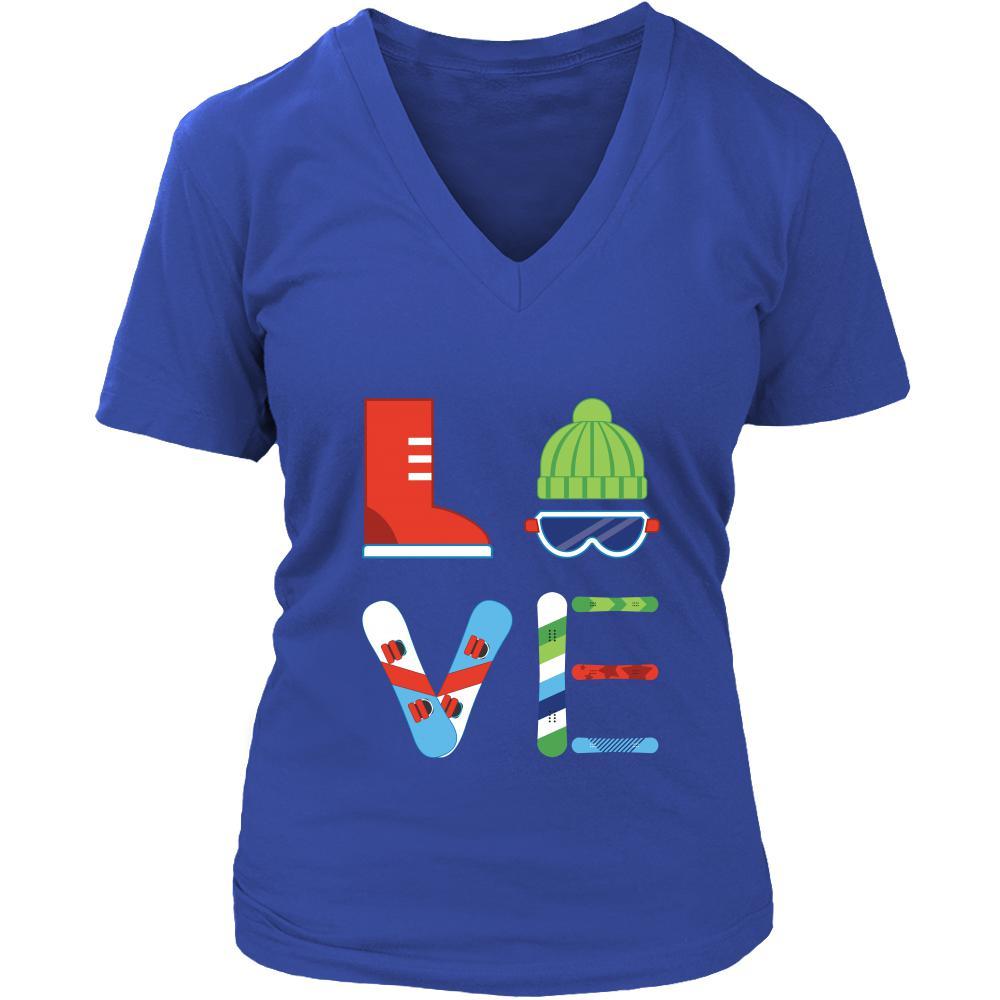 Snowboarding - LOVE Snowboarding - Snow Board Hobby Shirt-T-shirt-Teelime | shirts-hoodies-mugs