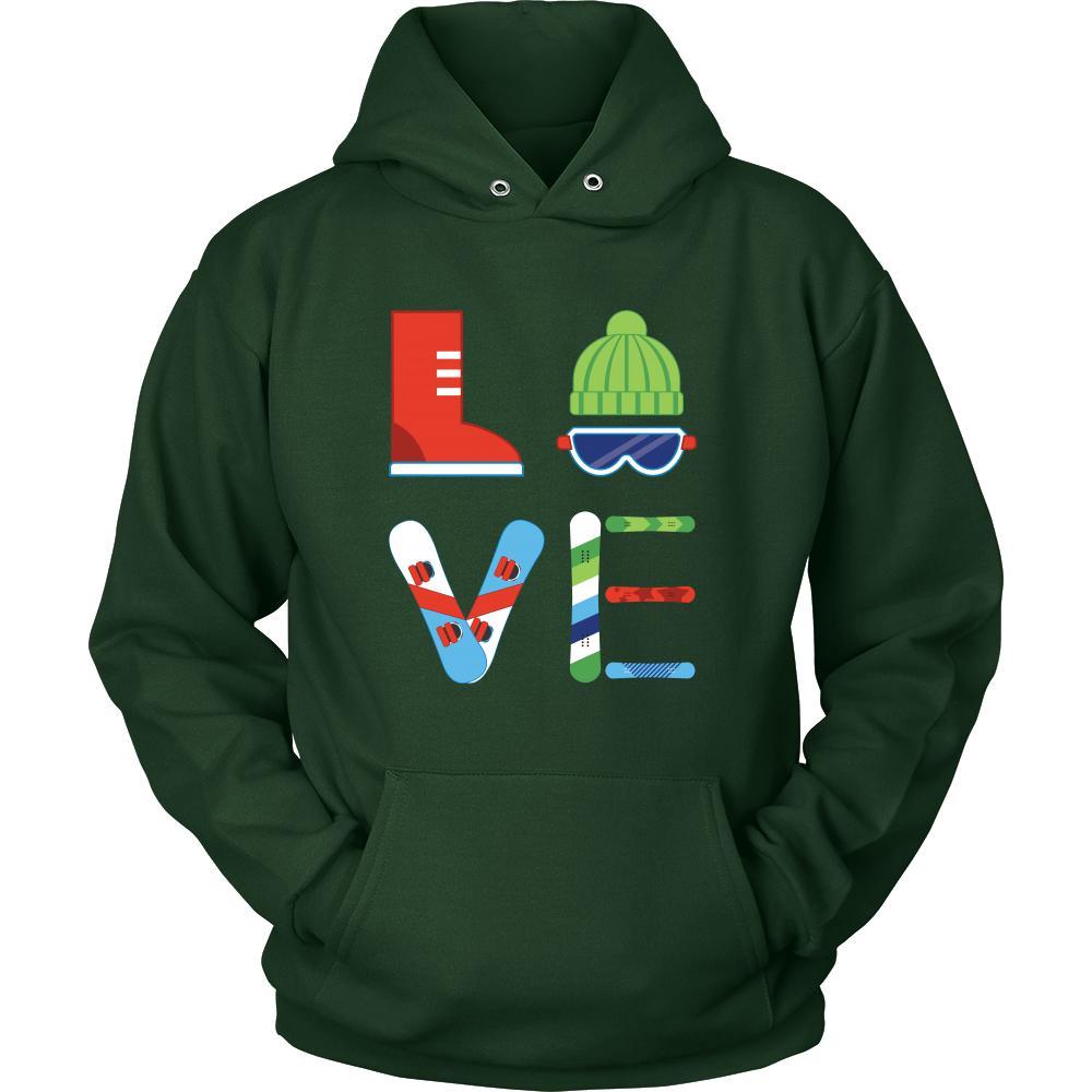 Snowboarding - LOVE Snowboarding - Snow Board Hobby Shirt-T-shirt-Teelime | shirts-hoodies-mugs