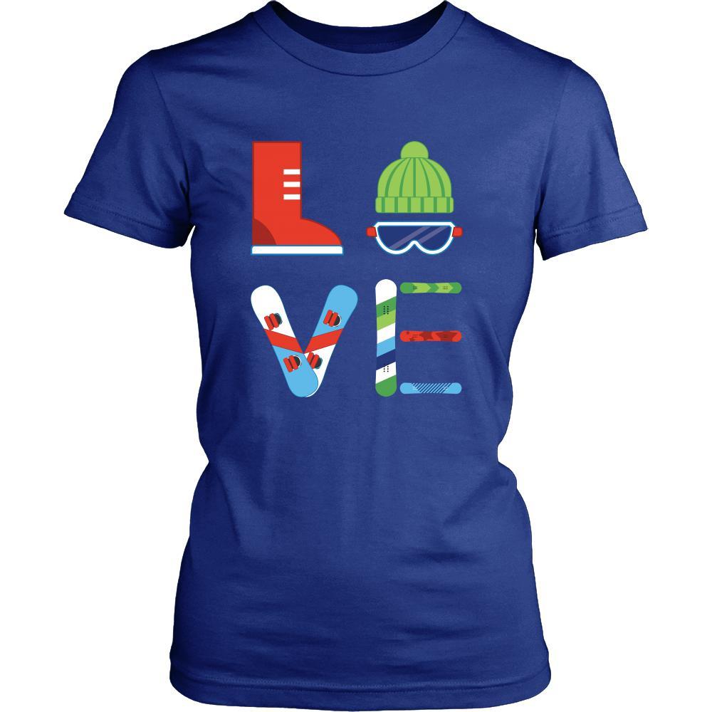 Snowboarding - LOVE Snowboarding - Snow Board Hobby Shirt-T-shirt-Teelime | shirts-hoodies-mugs