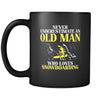 Snowboarding Never underestimate an old man who loves snowboarding 11oz Black Mug-Drinkware-Teelime | shirts-hoodies-mugs