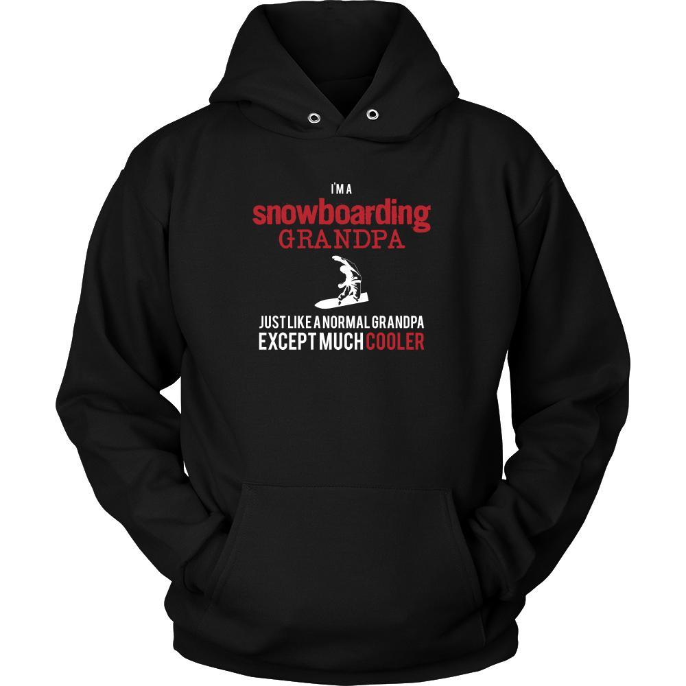 Snowboarding Shirt - I'm a snowboarding grandpa just like a normal grandpa except much cooler Grandfather Hobby Gift-T-shirt-Teelime | shirts-hoodies-mugs