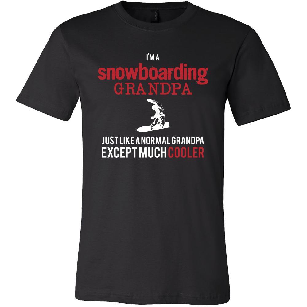 Snowboarding Shirt - I'm a snowboarding grandpa just like a normal grandpa except much cooler Grandfather Hobby Gift