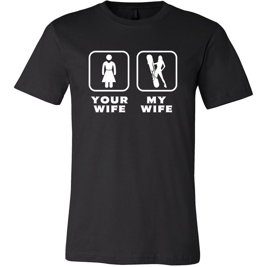 Snowboarding - Your wife My wife - Father's Day Hobby Shirt-T-shirt-Teelime | shirts-hoodies-mugs