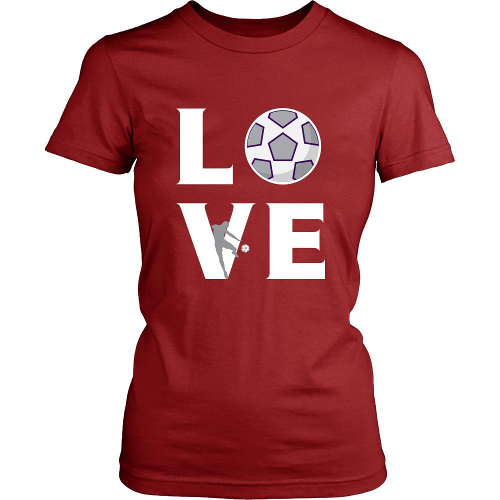 Soccer - LOVE Soccer - Sport Player Shirt-T-shirt-Teelime | shirts-hoodies-mugs
