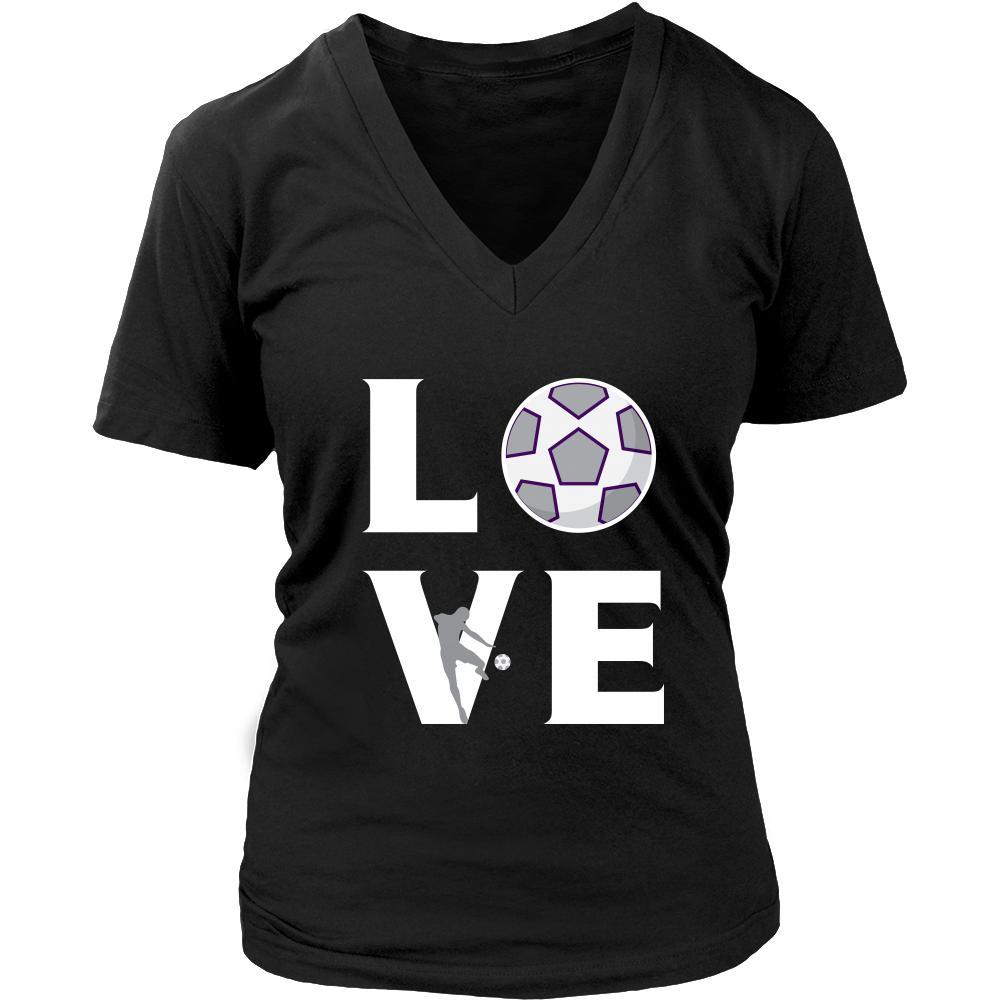 Soccer - LOVE Soccer - Sport Player Shirt-T-shirt-Teelime | shirts-hoodies-mugs