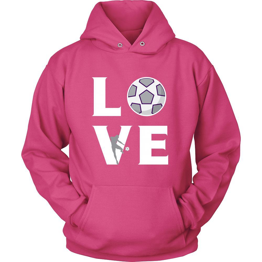 Soccer - LOVE Soccer - Sport Player Shirt-T-shirt-Teelime | shirts-hoodies-mugs