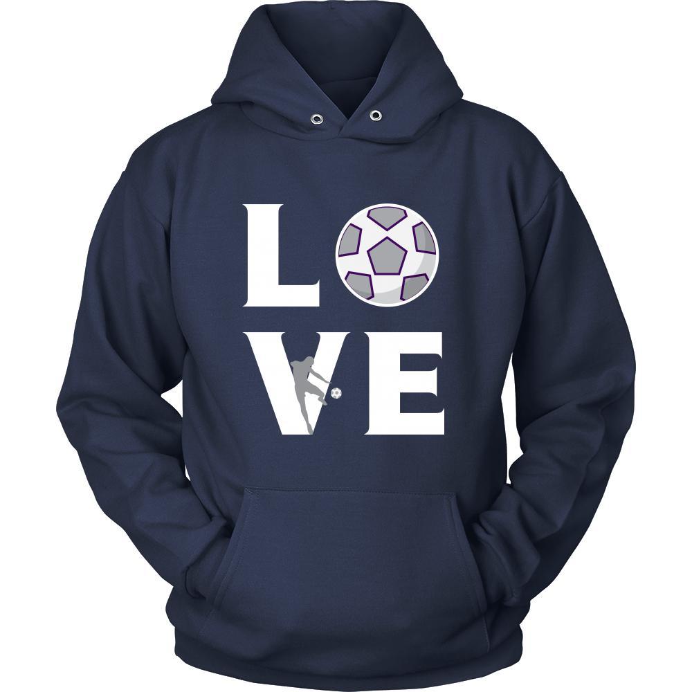 Soccer - LOVE Soccer - Sport Player Shirt-T-shirt-Teelime | shirts-hoodies-mugs
