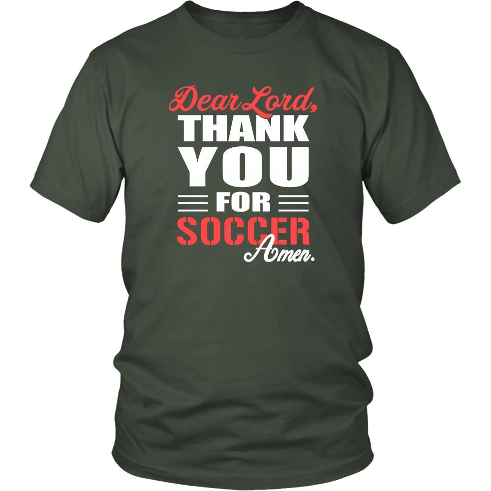 Soccer Shirt - Dear Lord, thank you for Soccer Amen- Sport-T-shirt-Teelime | shirts-hoodies-mugs