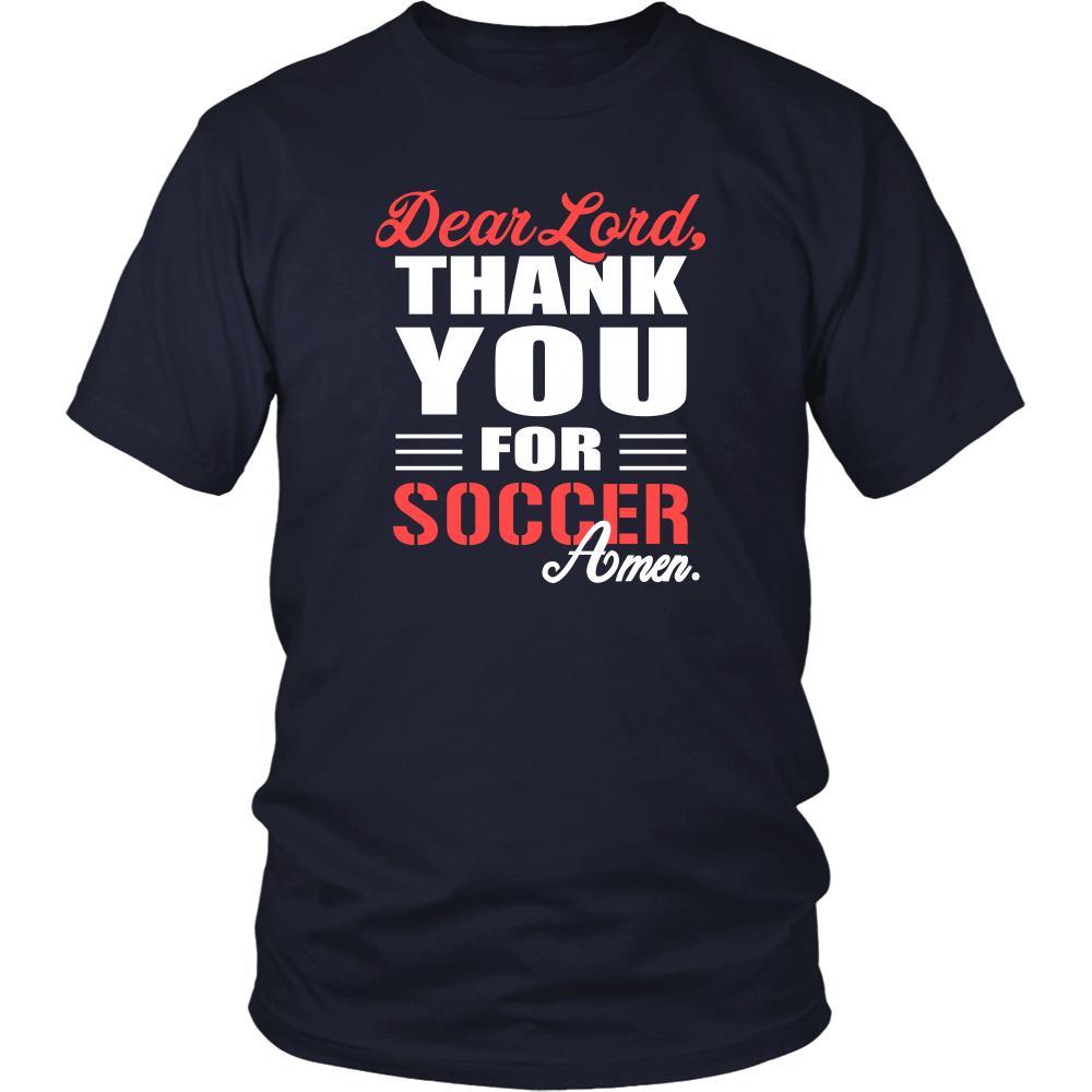 Soccer Shirt - Dear Lord, thank you for Soccer Amen- Sport-T-shirt-Teelime | shirts-hoodies-mugs