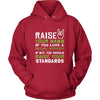 Social Worker Shirt - Raise your hand if you love Social Worker, if not raise your standards - Profession Gift-T-shirt-Teelime | shirts-hoodies-mugs