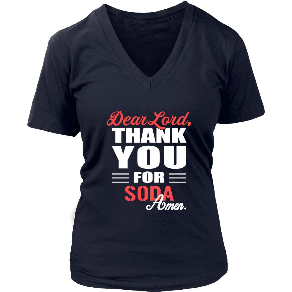 Soda Shirt - Dear Lord, thank you for Soda Amen- Drink Lover-T-shirt-Teelime | shirts-hoodies-mugs