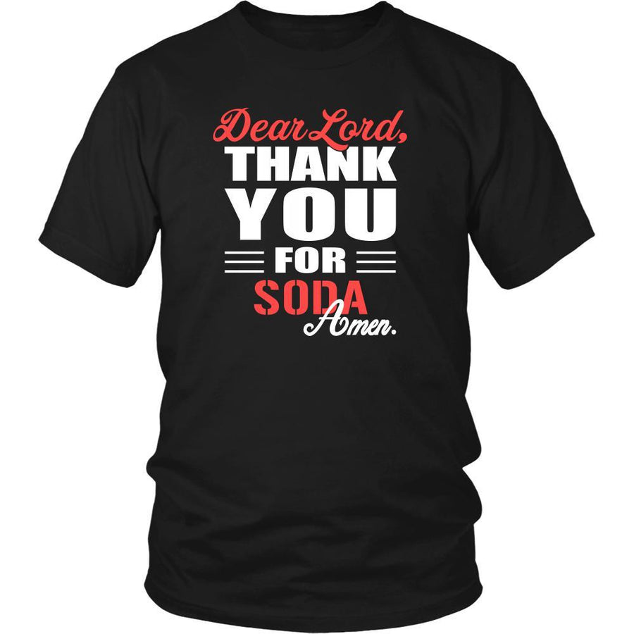 Soda Shirt - Dear Lord, thank you for Soda Amen- Drink Lover-T-shirt-Teelime | shirts-hoodies-mugs