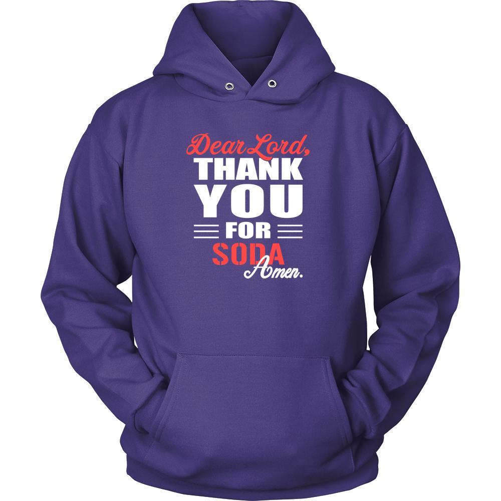 Soda Shirt - Dear Lord, thank you for Soda Amen- Drink Lover-T-shirt-Teelime | shirts-hoodies-mugs