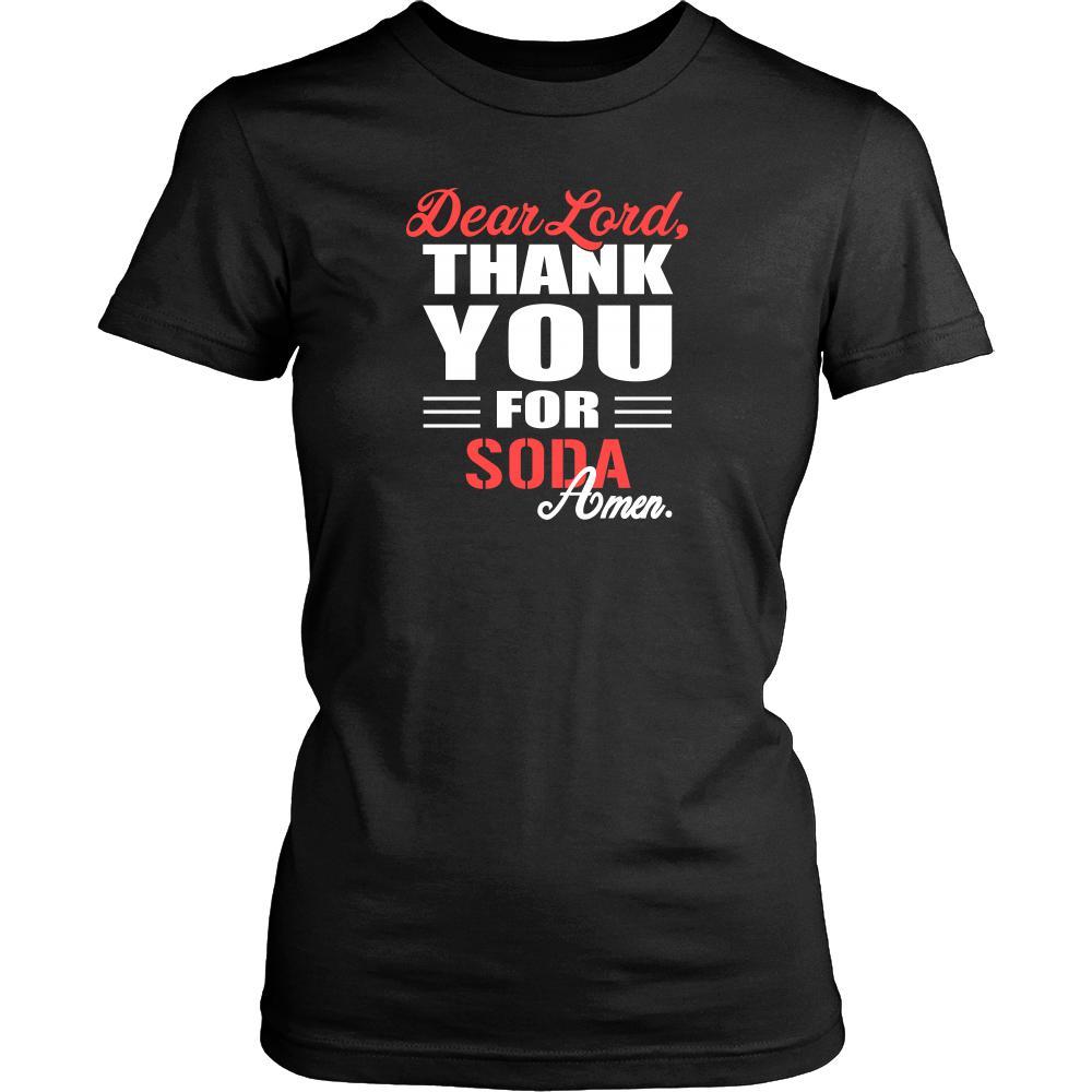 Soda Shirt - Dear Lord, thank you for Soda Amen- Drink Lover-T-shirt-Teelime | shirts-hoodies-mugs