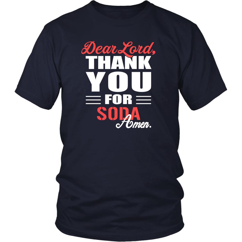 Soda Shirt - Dear Lord, thank you for Soda Amen- Drink Lover-T-shirt-Teelime | shirts-hoodies-mugs