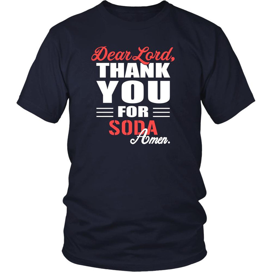 Soda Shirt - Dear Lord, thank you for Soda Amen- Drink Lover-T-shirt-Teelime | shirts-hoodies-mugs