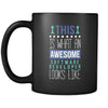 Software developer This is what an awesome software developer looks like 11oz Black Mug-Drinkware-Teelime | shirts-hoodies-mugs