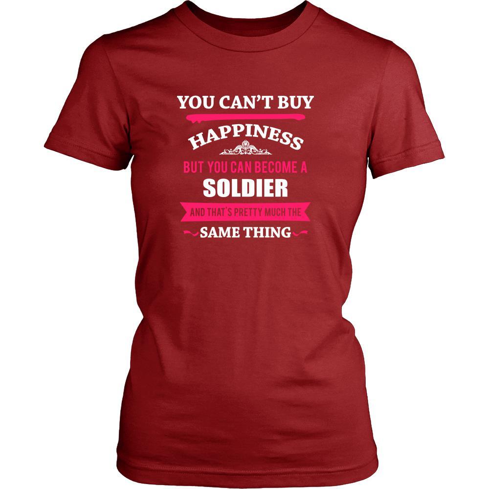 Soldier Shirt - You can't buy happiness but you can become a Soldier and that's pretty much the same thing Profession-T-shirt-Teelime | shirts-hoodies-mugs