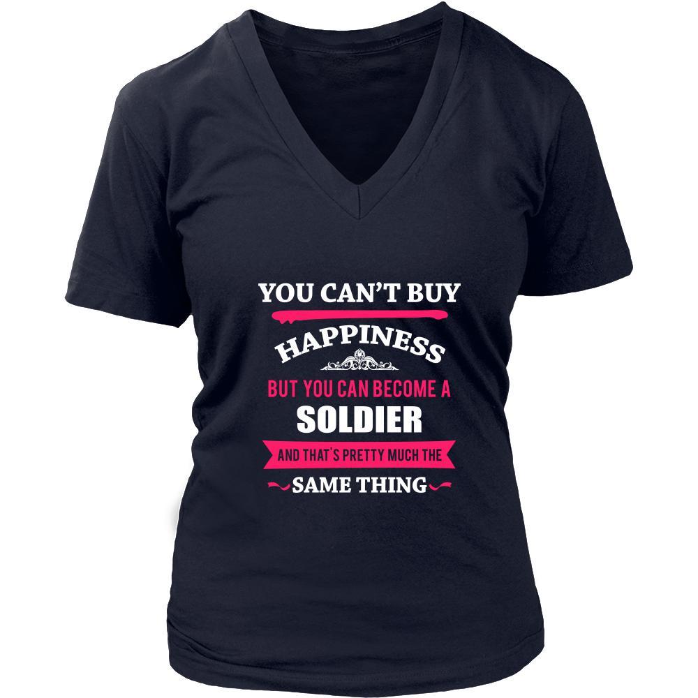 Soldier Shirt - You can't buy happiness but you can become a Soldier and that's pretty much the same thing Profession-T-shirt-Teelime | shirts-hoodies-mugs