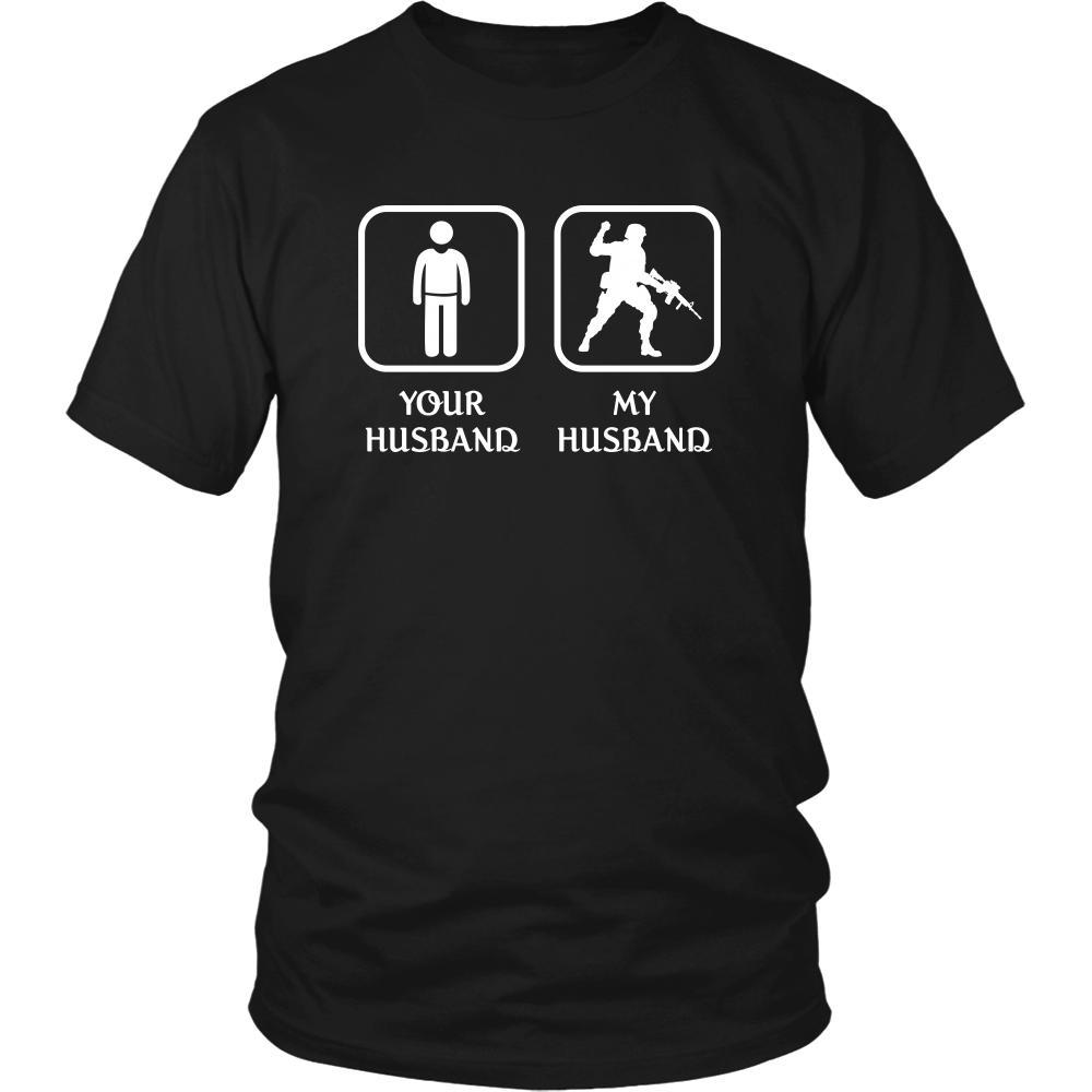 Soldier - Your husband My husband - Mother's Day Profession/Job Shirt-T-shirt-Teelime | shirts-hoodies-mugs