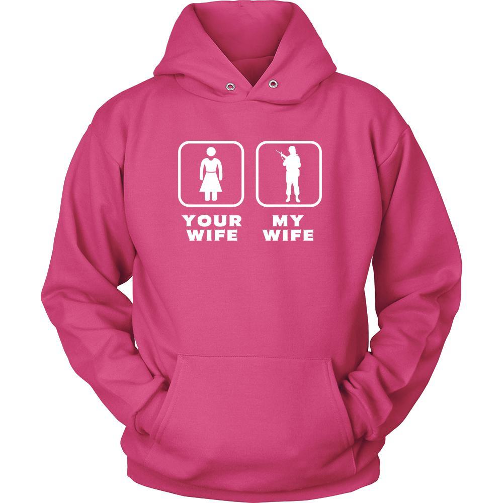 Soldier - Your wife My wife - Father's Day Profession/Job Shirt-T-shirt-Teelime | shirts-hoodies-mugs