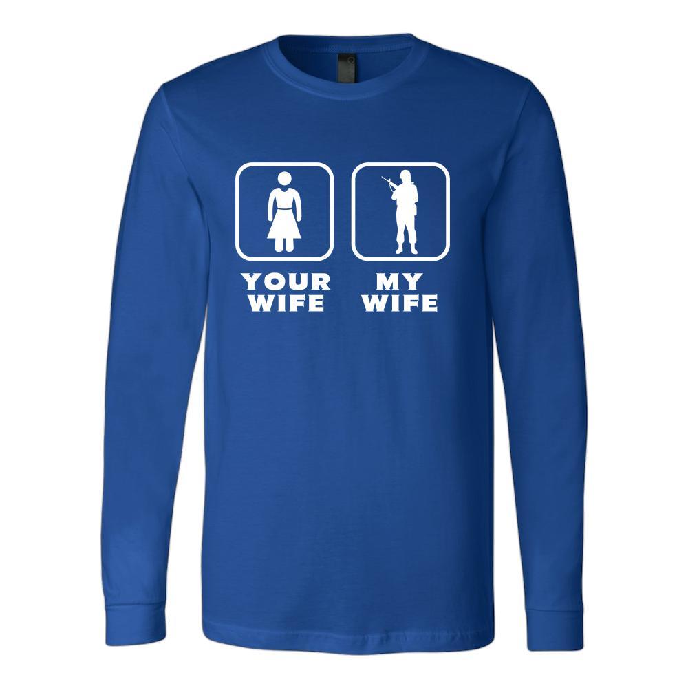 Soldier - Your wife My wife - Father's Day Profession/Job Shirt-T-shirt-Teelime | shirts-hoodies-mugs